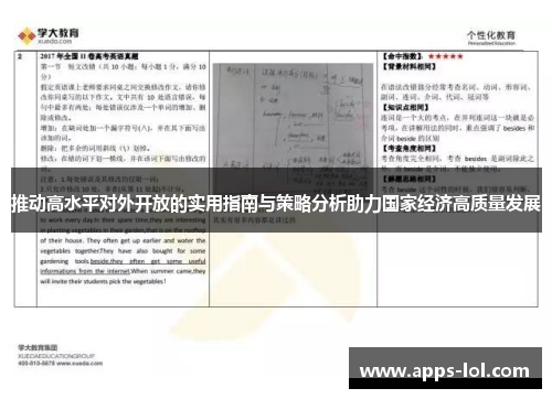 推动高水平对外开放的实用指南与策略分析助力国家经济高质量发展